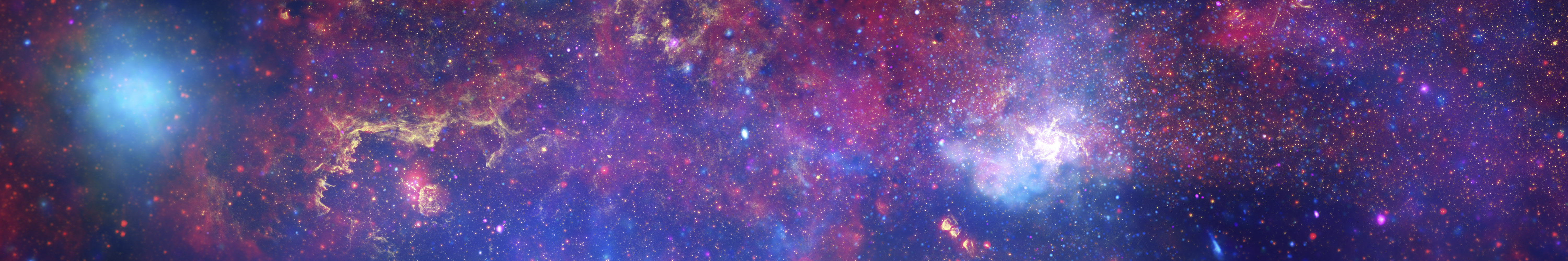 Hubble, Chandra, Spitzer Galactic Center